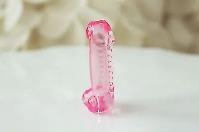10 Clear Pink Drinking Pecker Penis Straws Cocktail Straw Bachelorette