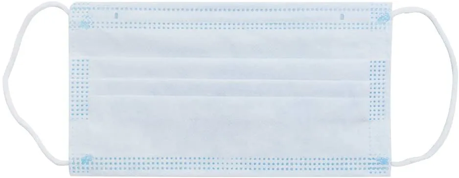 2000pcs 1Carton Disposable Face Masks, 3-Ply Cotton Filter for Dust, Germ Protection