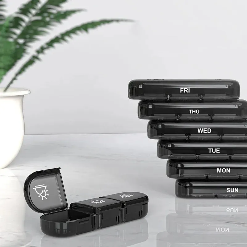 21 Grids Weekly Pill Organizers  Moisture-Proof
