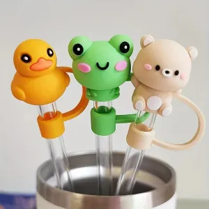 3 pcs Straw Covers