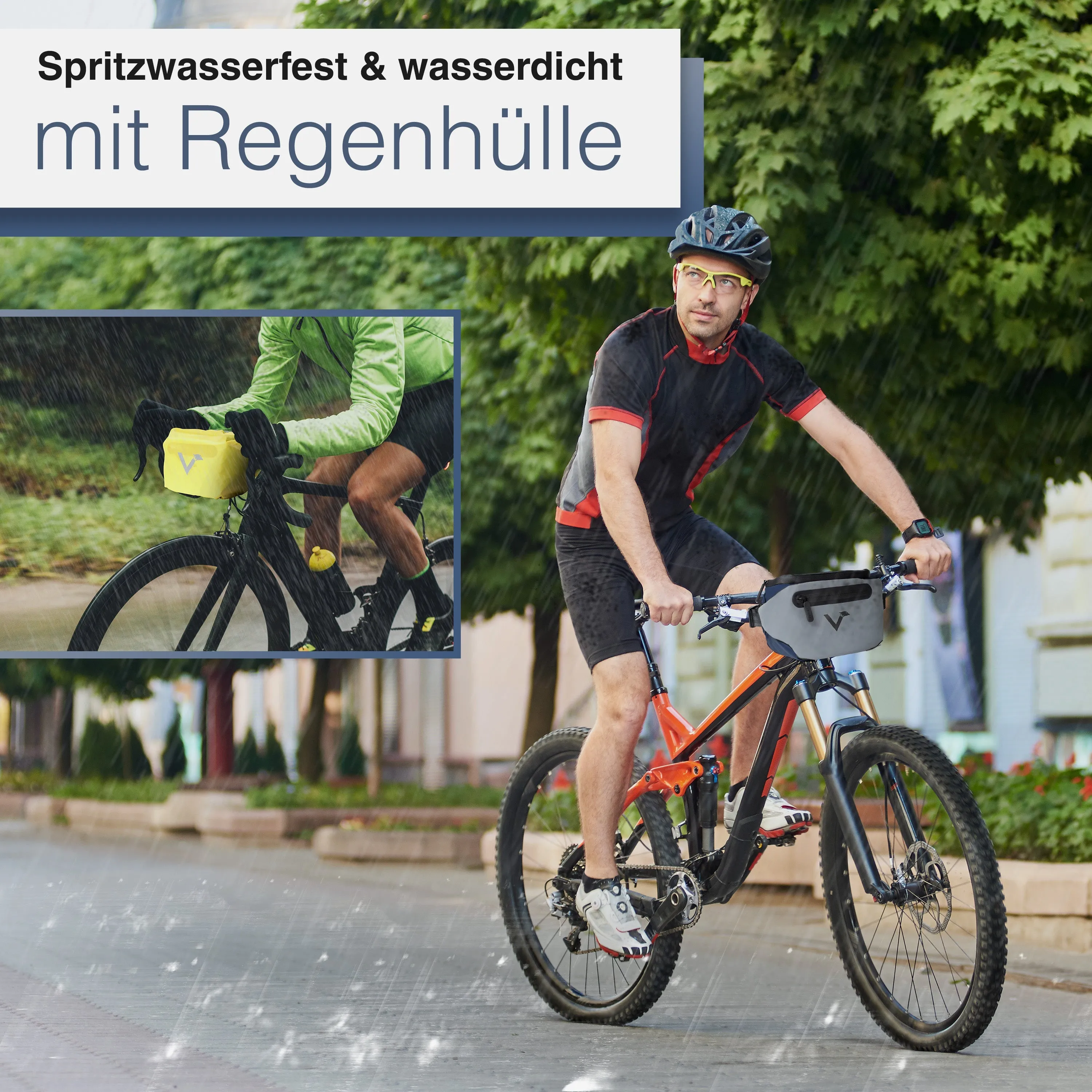 3in1 City Bag - Multifunktionale & reflektierende Lenkertasche | Bundle