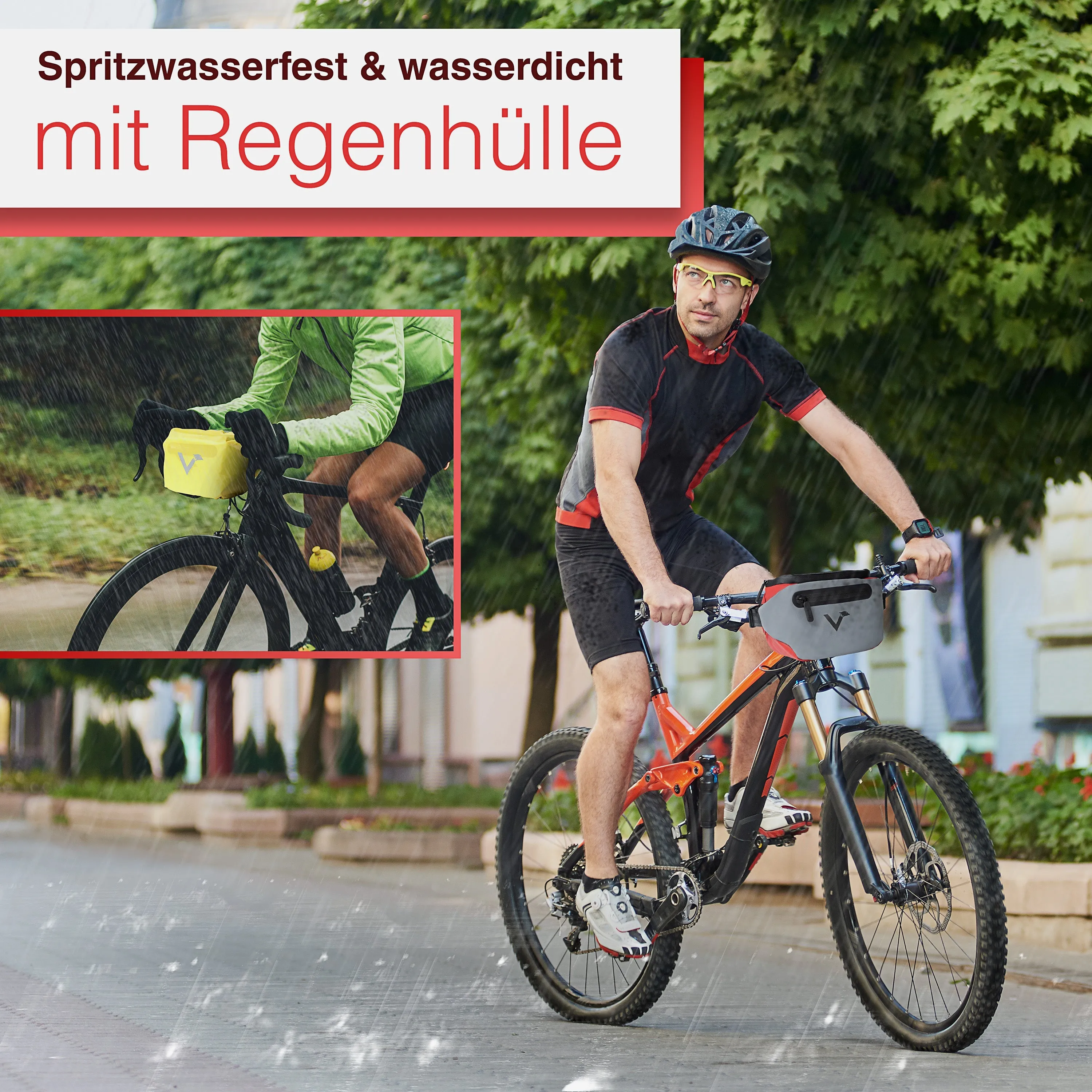 3in1 City Bag - Multifunktionale & reflektierende Lenkertasche | Bundle
