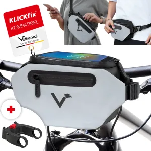 3in1 City Bag - Multifunktionale & reflektierende Lenkertasche