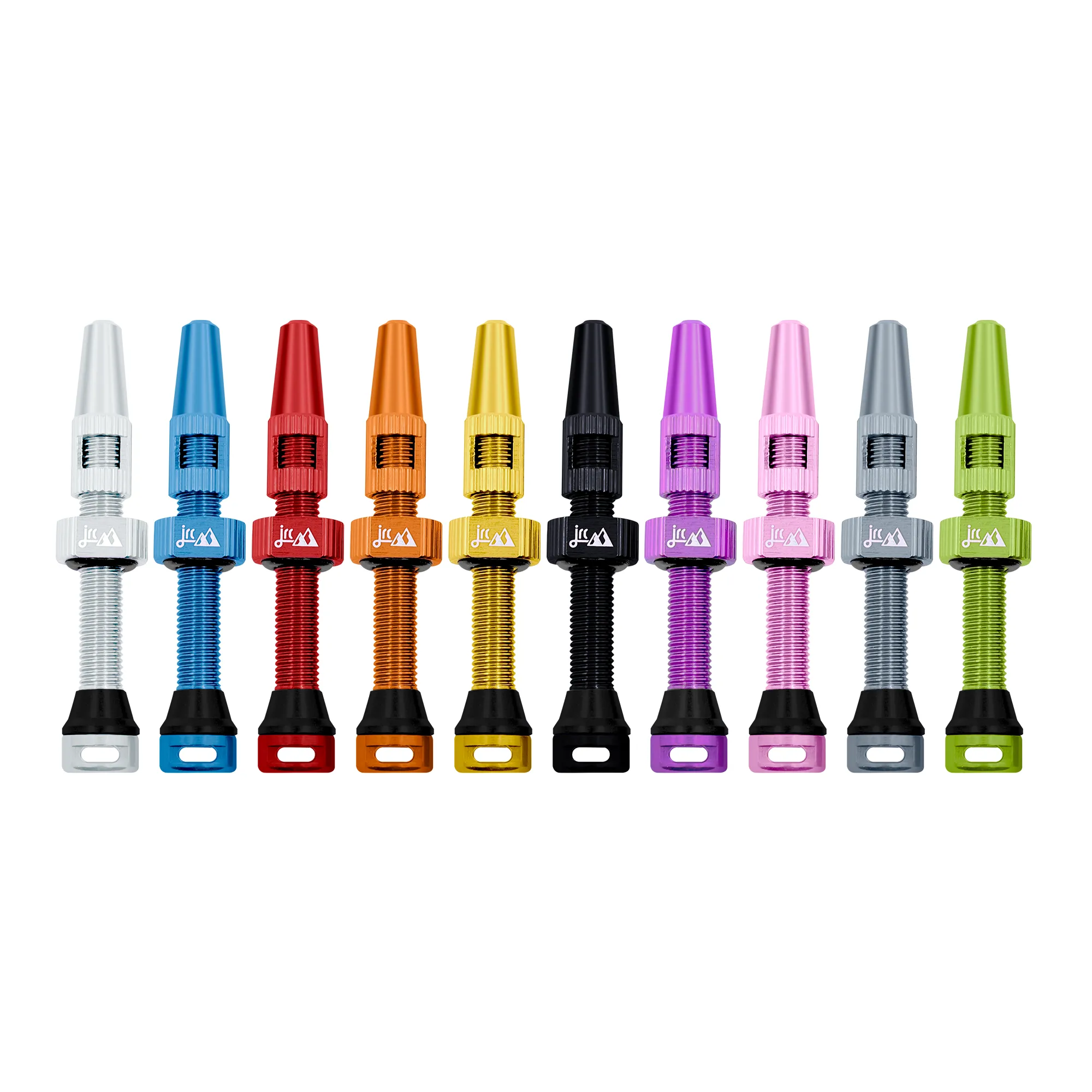 44mm Aluminium Tubeless Valve Set