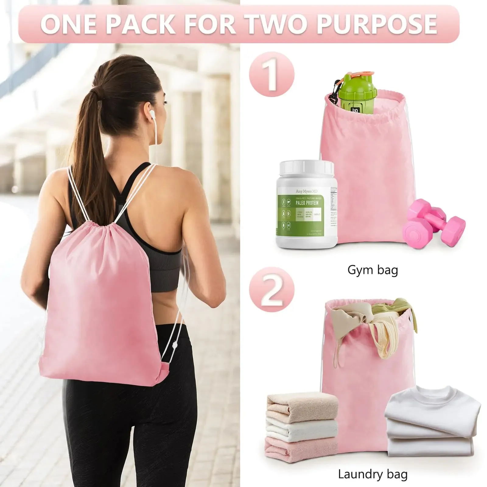 8-Piece Travel Organizer Cubes Set in Pink, Durable Packing Cubes with Toiletry Bag, Multi-Sized Storage