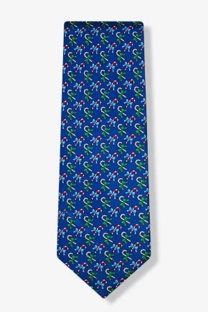 A Good Cane-ing  100% Silk Holiday Tie
