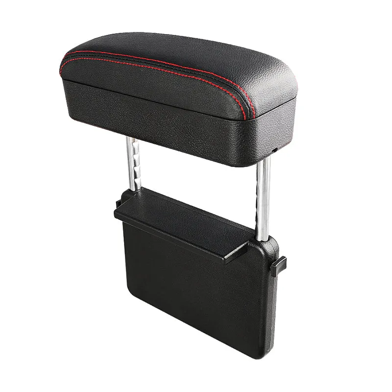 Adjustable Car Armrest Organizer Pad & Elbow Support Extender for Central Console - Universal Fit for Most Vehicles
