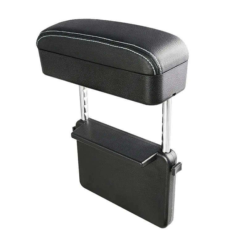 Adjustable Car Armrest Organizer Pad & Elbow Support Extender for Central Console - Universal Fit for Most Vehicles