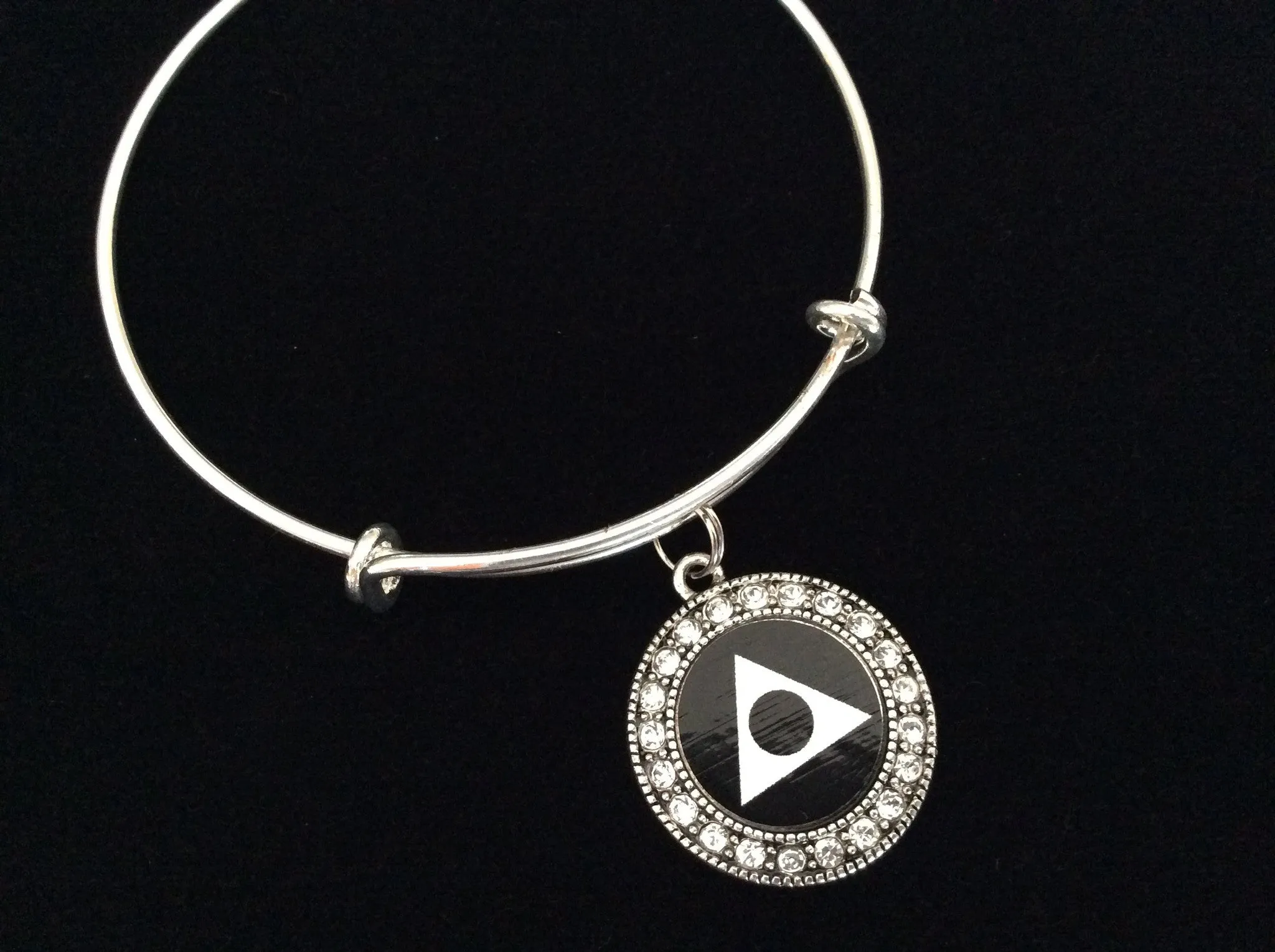 Al Anon Symbol Charm Expandable Charm Bracelet Adjustable Wire Bangle Inspirational Meaningful