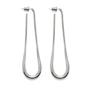 Alter Earring in Rhodium