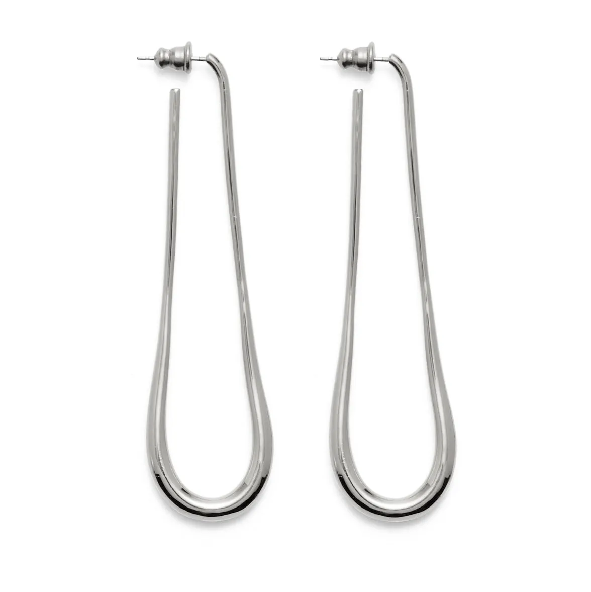 Alter Earring in Rhodium