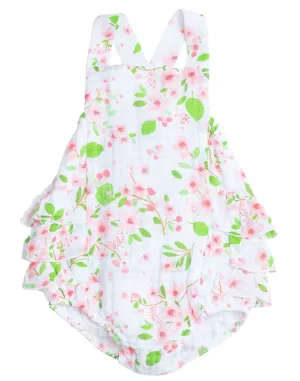 Angel Dear Cherry Blossom Ruffle Bib Bubble