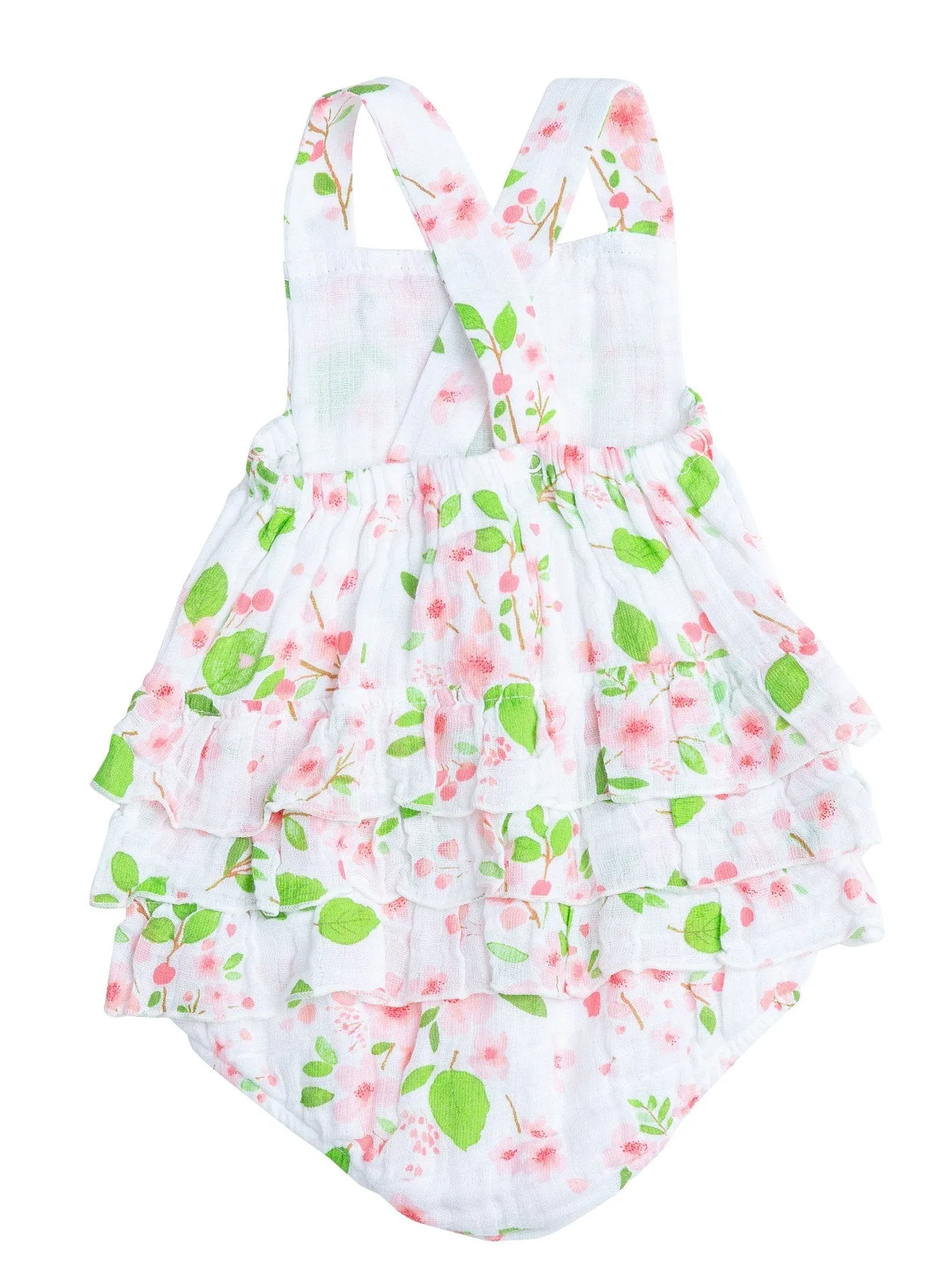 Angel Dear Cherry Blossom Ruffle Bib Bubble