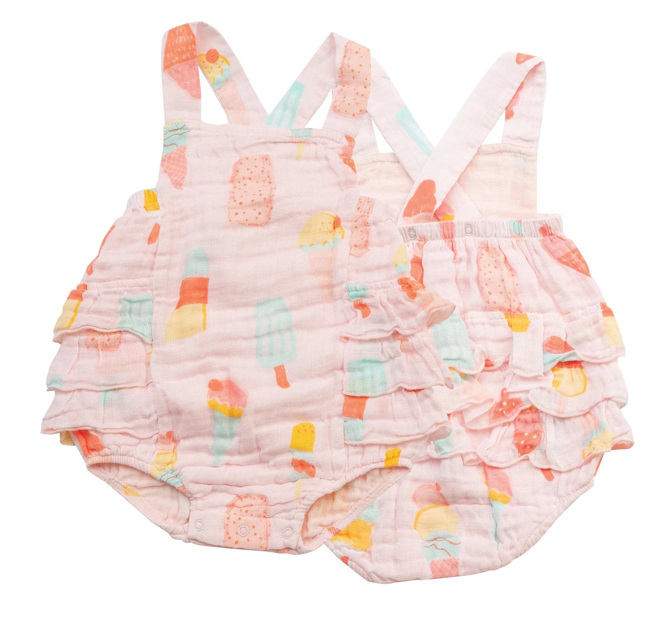 Angel Dear Cool Treats Ruffle Sunsuit