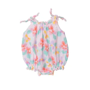 Angel Dear Pink Orchid Smocked Bubble