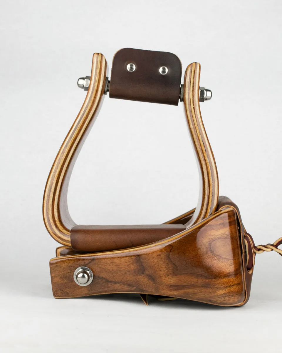 Angled Buckaroo - 4" Walnut
