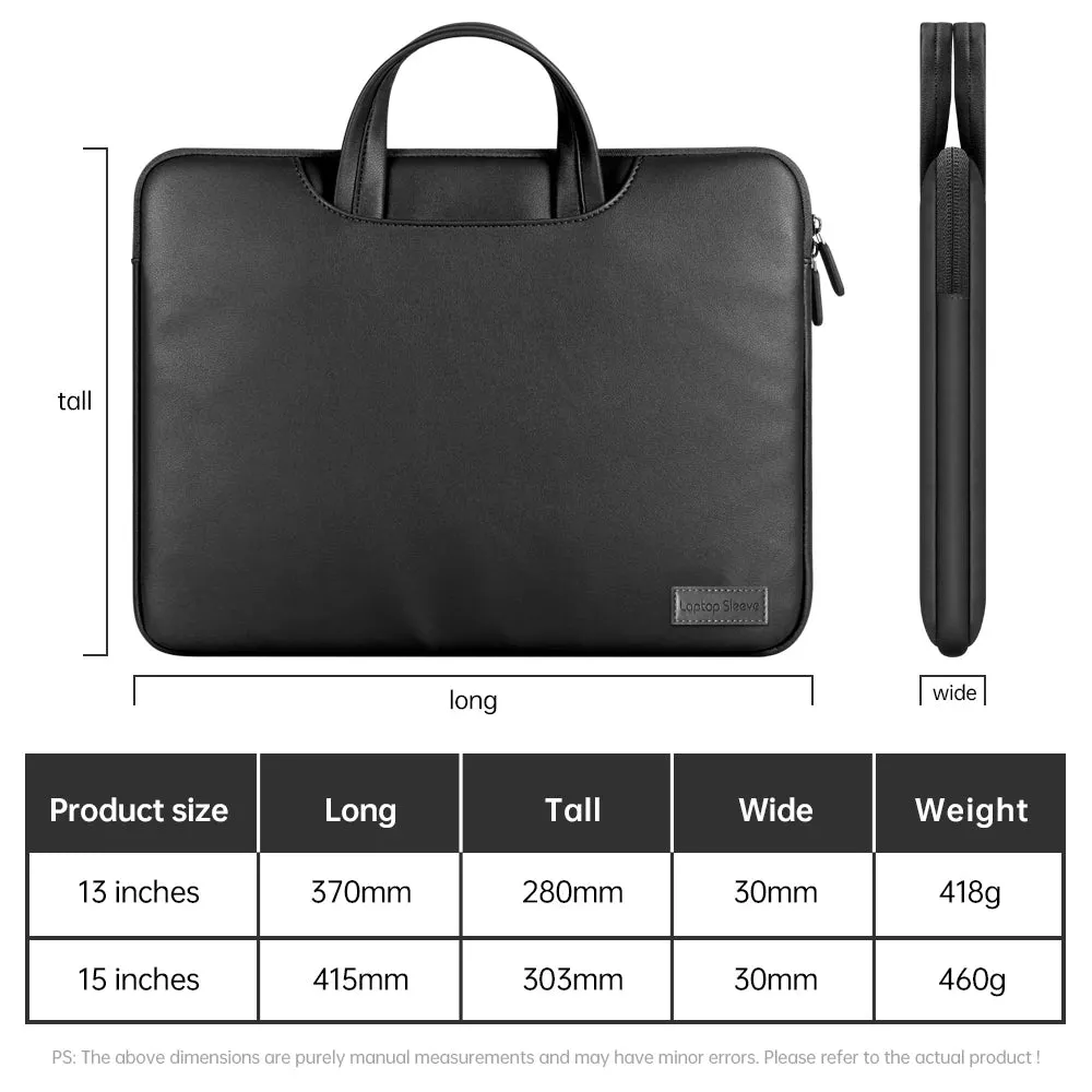 ANYPACK Laptop Handbag Grey Baldric Sleeve Briefcase Stylish Modern And Sleek Designs For Travel