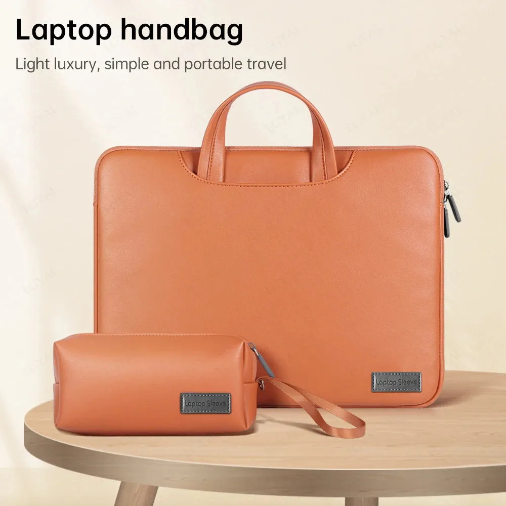 ANYPACK Laptop Handbag Grey Baldric Sleeve Briefcase Stylish Modern And Sleek Designs For Travel