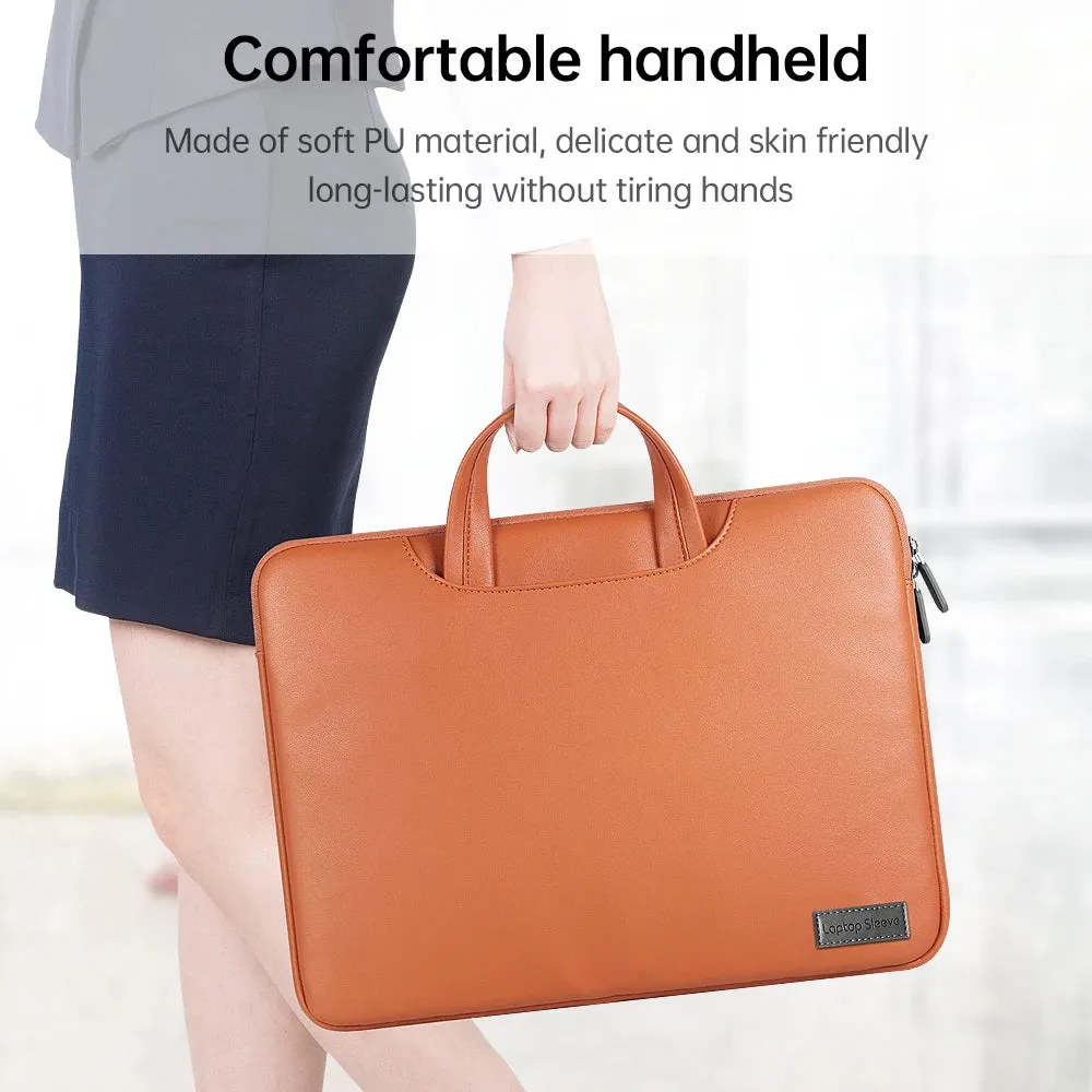 ANYPACK Laptop Handbag Grey Baldric Sleeve Briefcase Stylish Modern And Sleek Designs For Travel