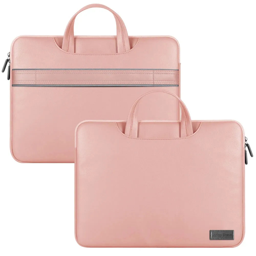 ANYPACK Laptop Handbag Pink Baldric Sleeve Briefcase Stylish Modern And Sleek Designs For Travel