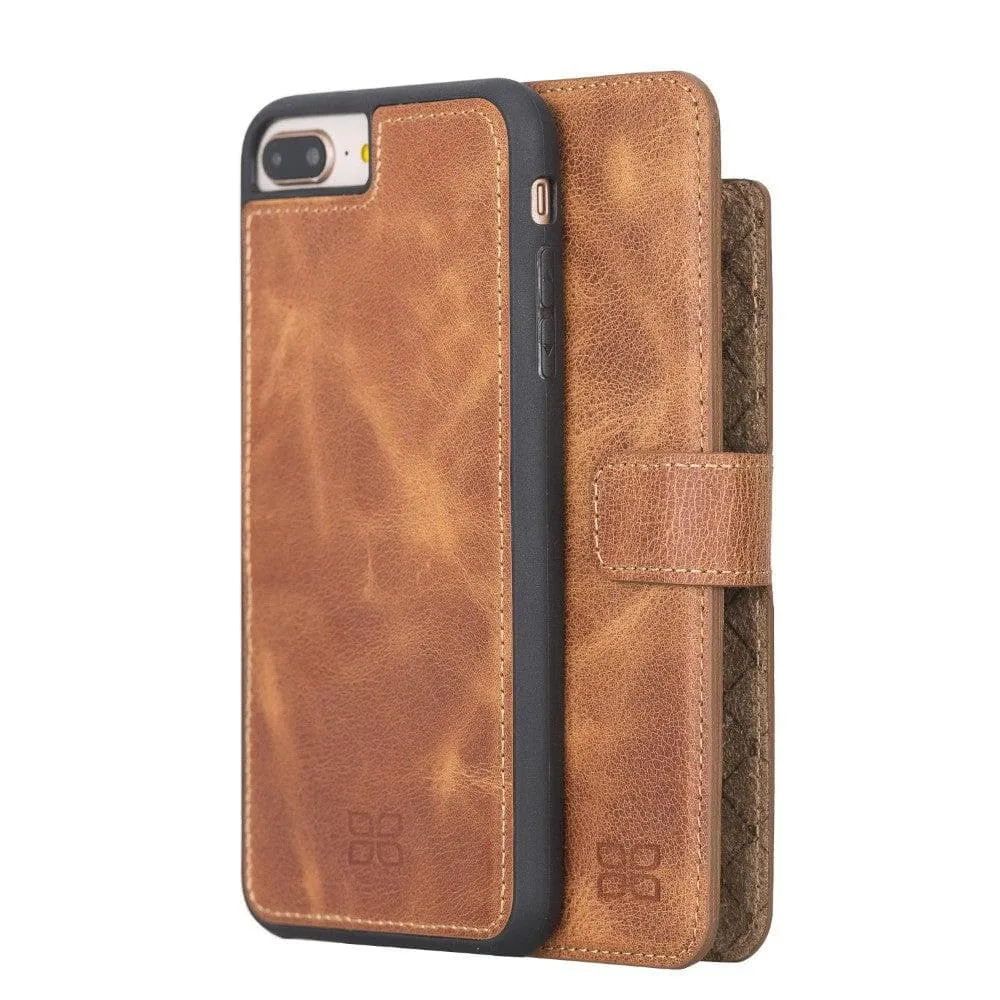 Apple iPhone 7 Series Detachable Leather Wallet Case - MW