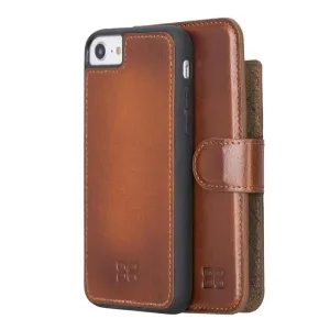 Apple iPhone 7 Series Detachable Leather Wallet Case - MW