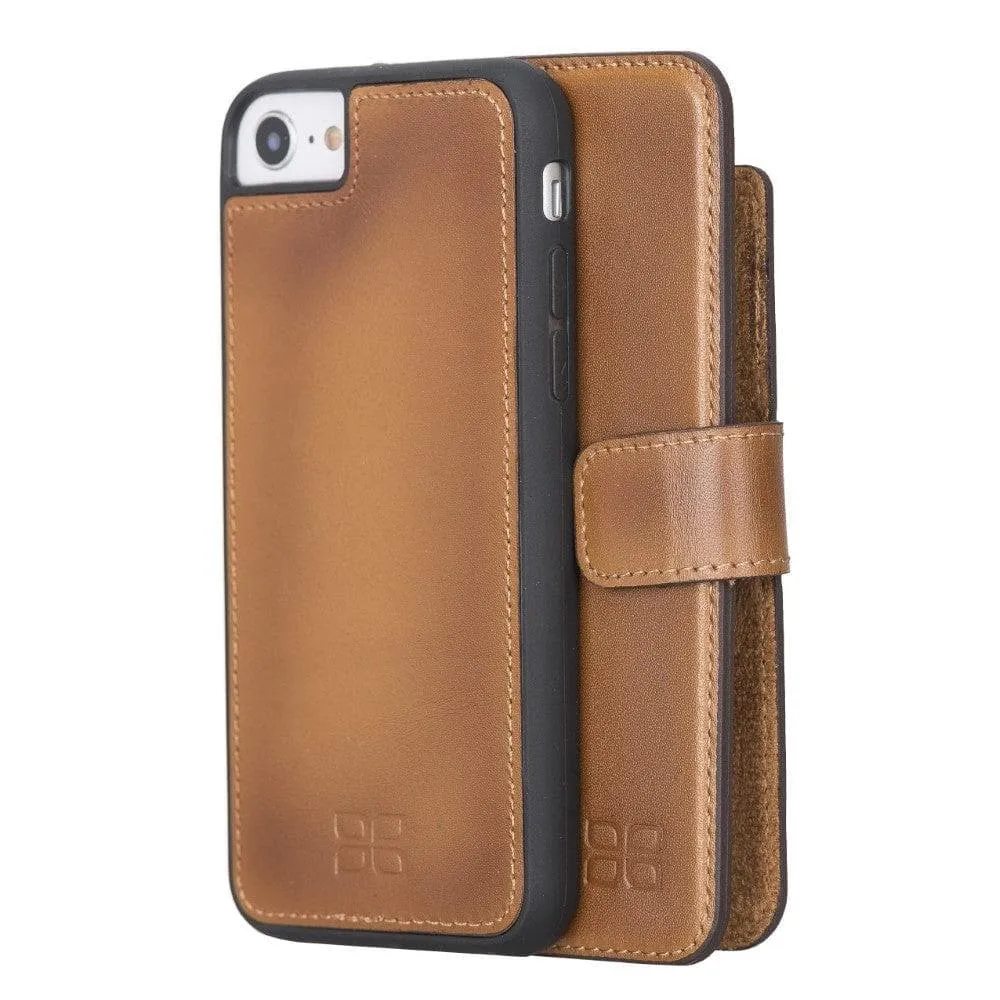 Apple iPhone 7 Series Detachable Leather Wallet Case - MW