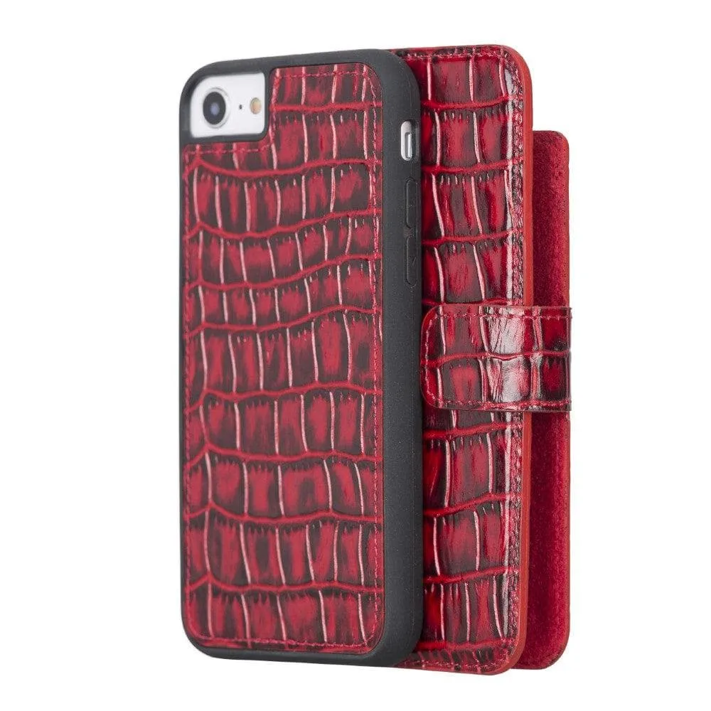 Apple iPhone 7 Series Detachable Leather Wallet Case - MW