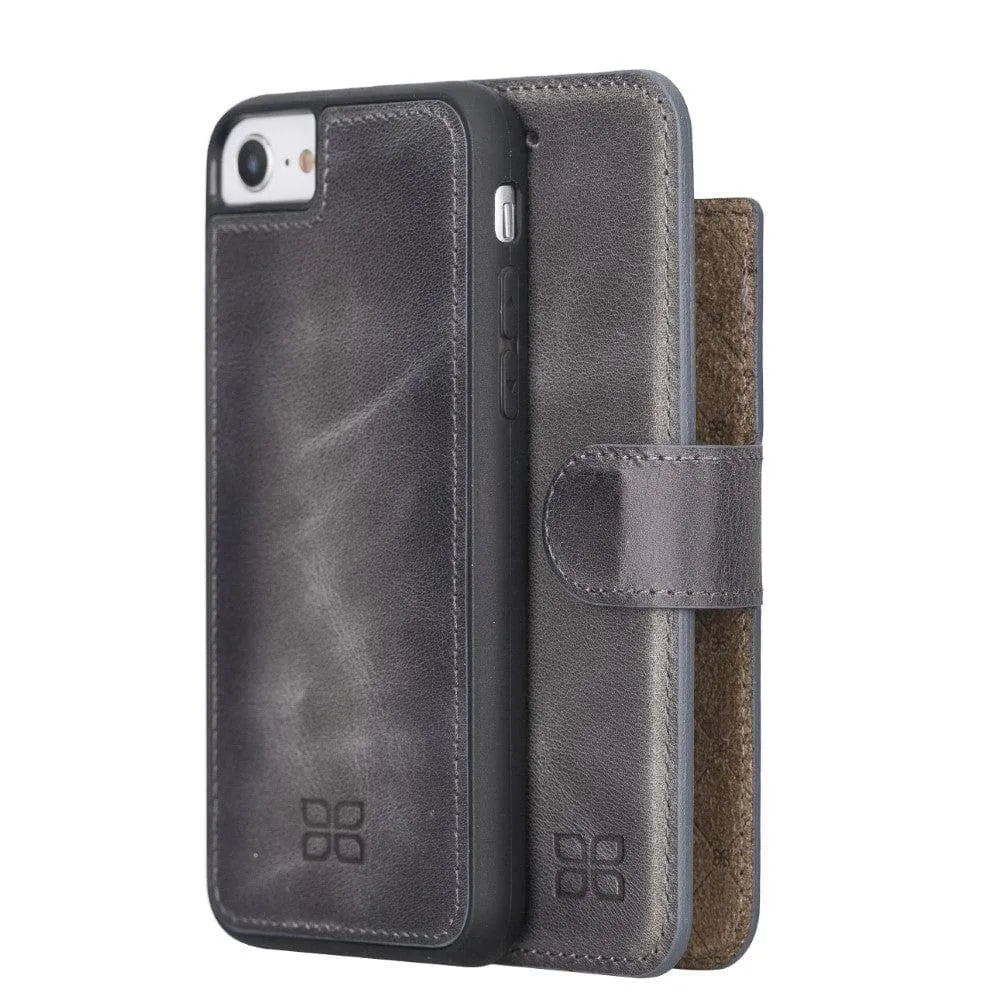 Apple iPhone 7 Series Detachable Leather Wallet Case - MW