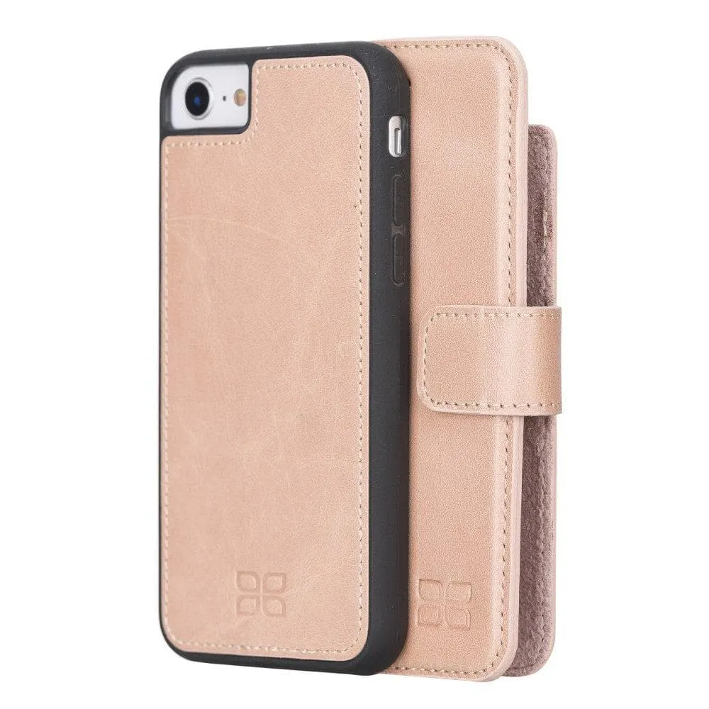 Apple iPhone 7 Series Detachable Leather Wallet Case - MW
