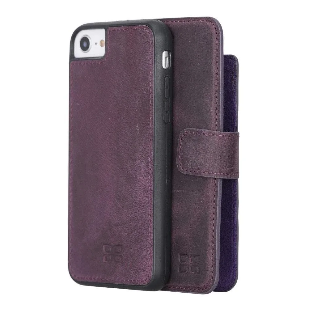Apple iPhone 7 Series Detachable Leather Wallet Case - MW