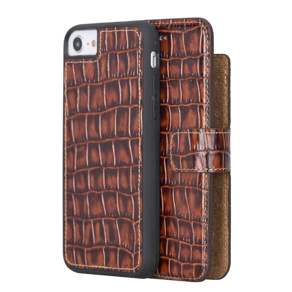 Apple iPhone 7 Series Detachable Leather Wallet Case - MW
