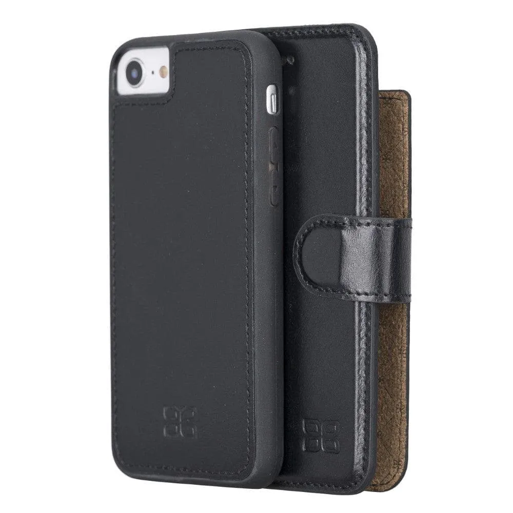 Apple iPhone 7 Series Detachable Leather Wallet Case - MW