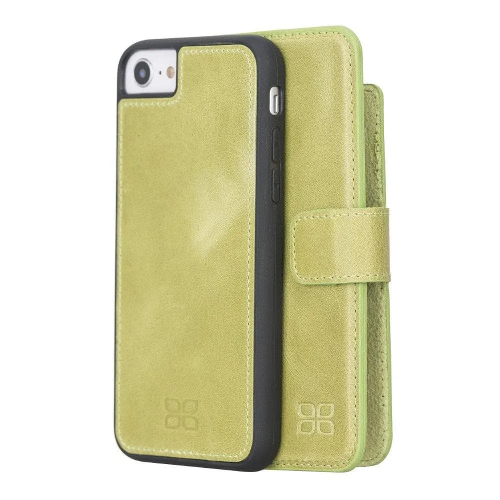 Apple iPhone 7 Series Detachable Leather Wallet Case - MW