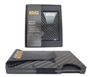 Ariat Carbon Fiber Money Clip Wallet