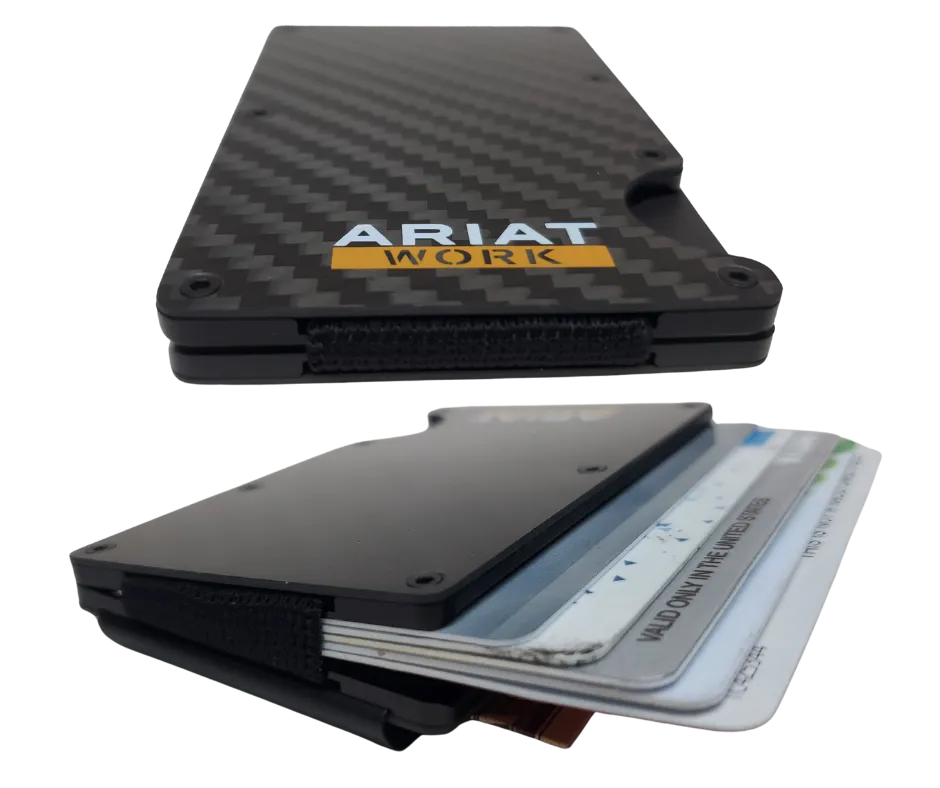 Ariat Carbon Fiber Money Clip Wallet