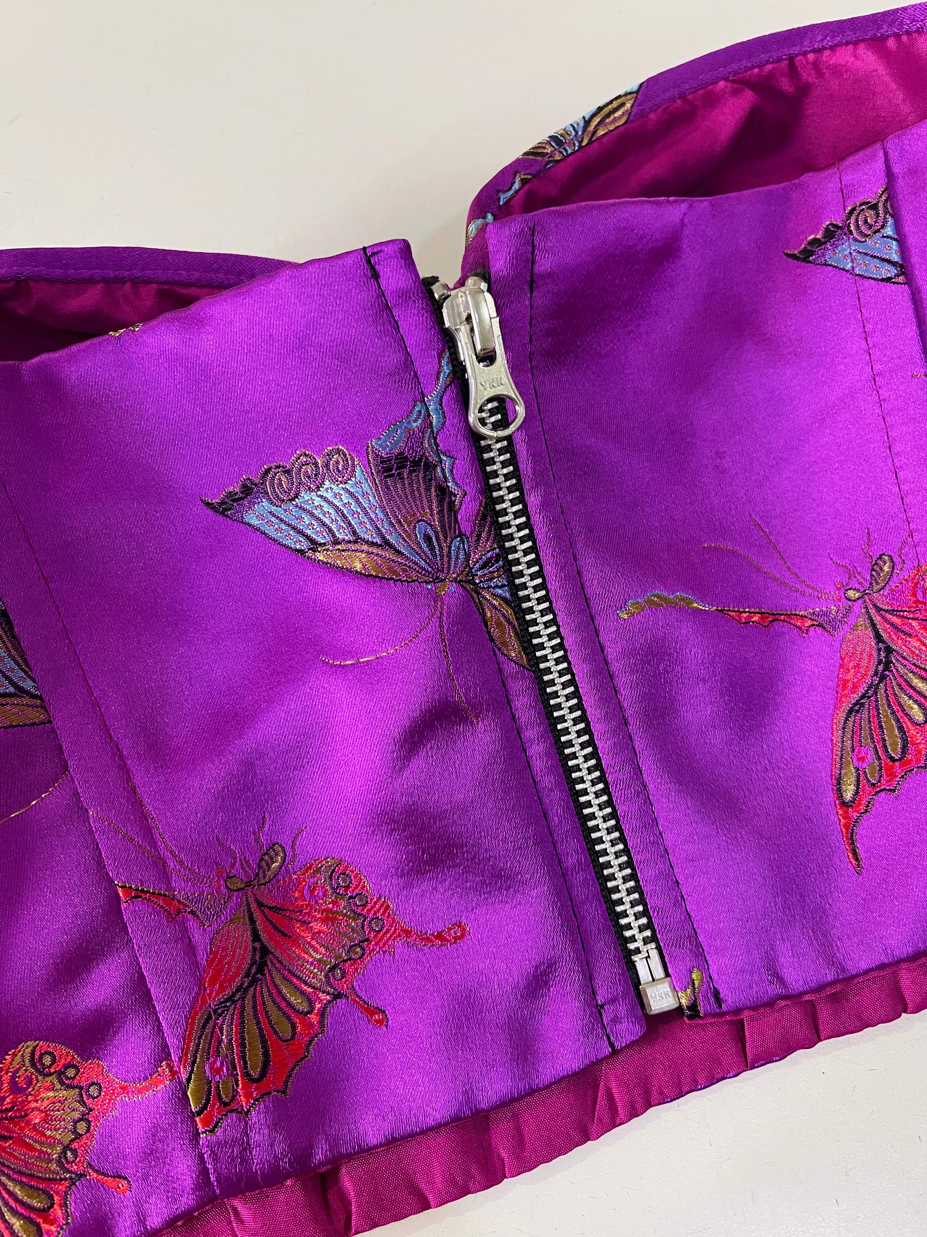 Asian Silk corset - Small