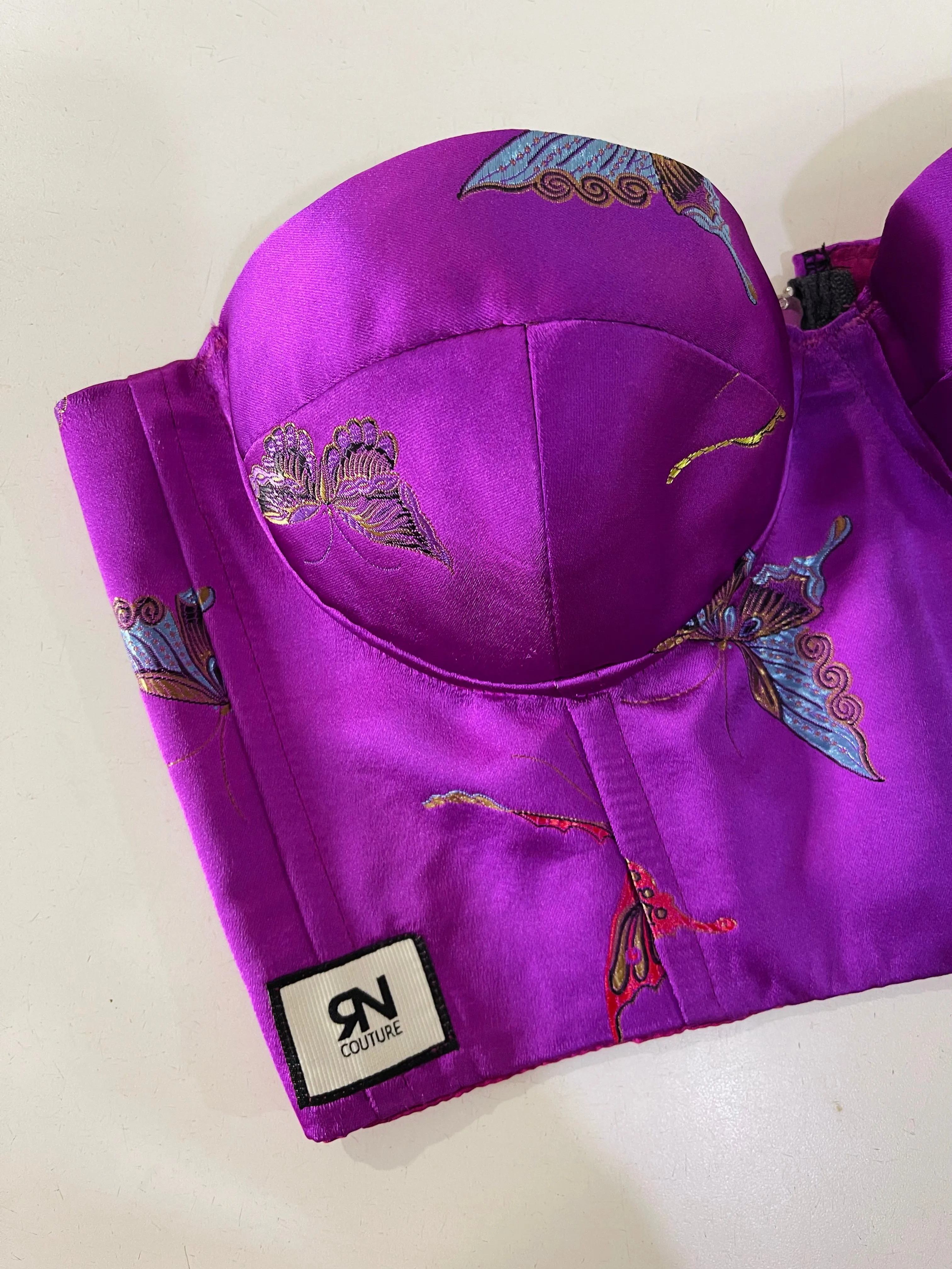 Asian Silk corset - Small