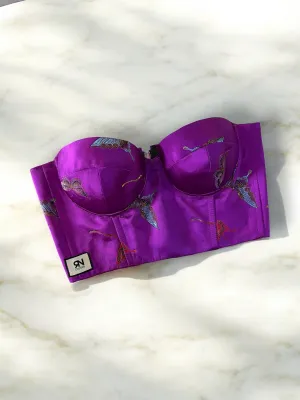 Asian Silk corset - Small