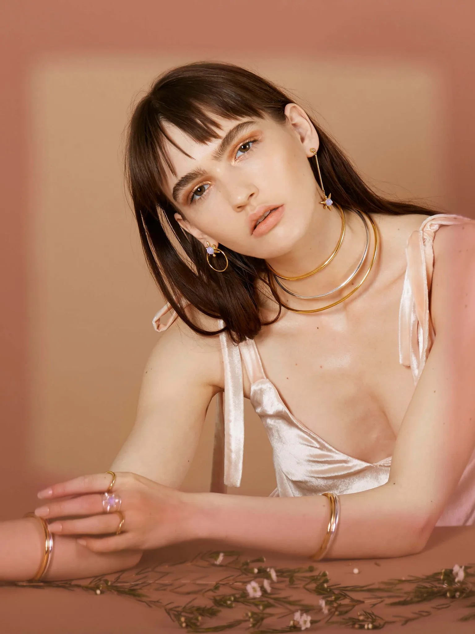 Astraea Hoops in Gold