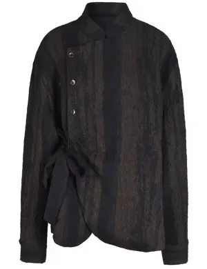 Asymmetrical Button Front Shirt