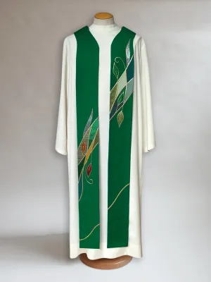 Asymmetrical Foliage Stole