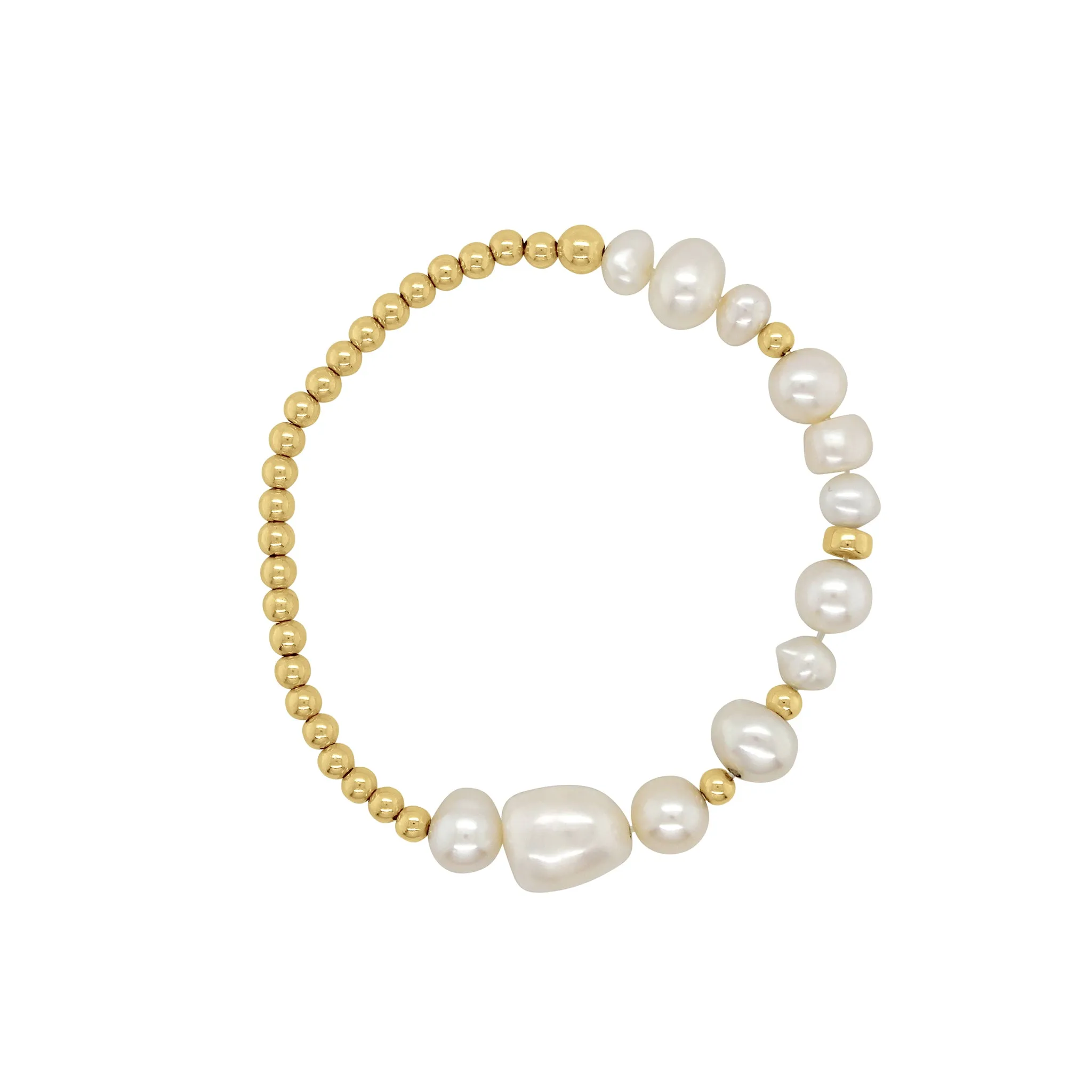 Asymmetrical Pearl Bracelet