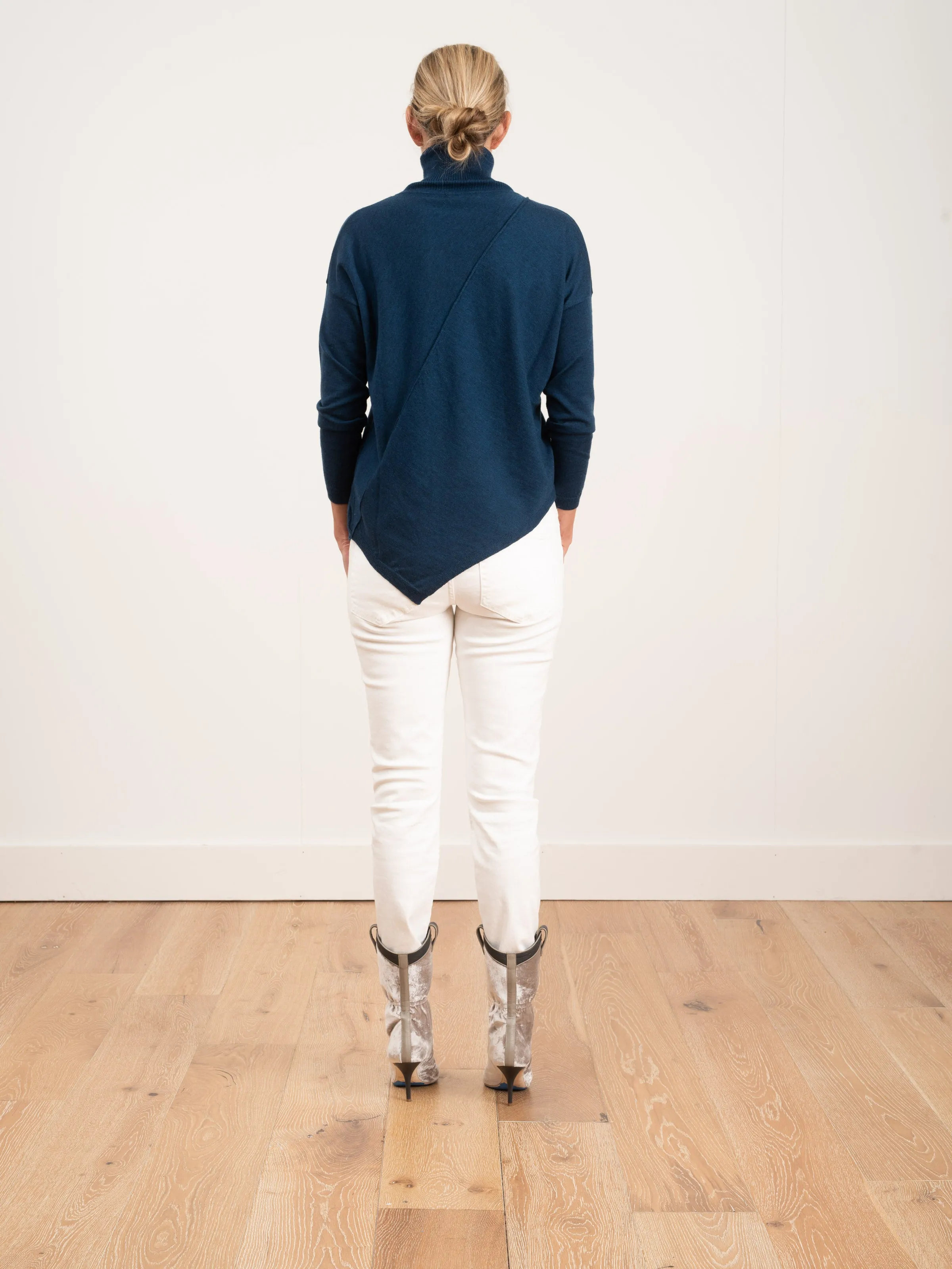 asymmetrical turtleneck