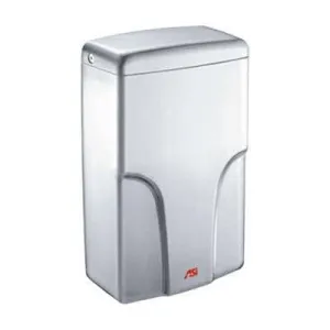Automatic Hand Dryer, 110-120 Volt, Surface-Mounted, Steel ASI 0196-1-93