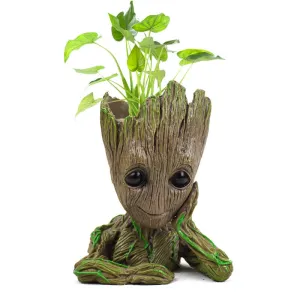 Baby Groot Flower Pot Creative Pen Holder Garden Flower Planter Pot