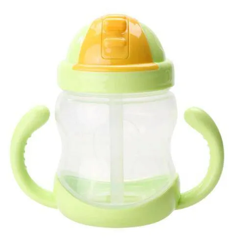Baby Portable Feeding Cup - Blue, Yellow, Red, Pink, Green