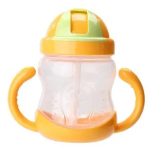 Baby Portable Feeding Cup - Blue, Yellow, Red, Pink, Green