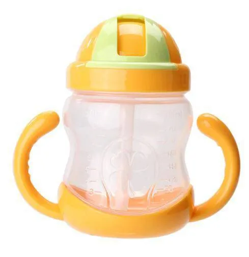 Baby Portable Feeding Cup - Blue, Yellow, Red, Pink, Green