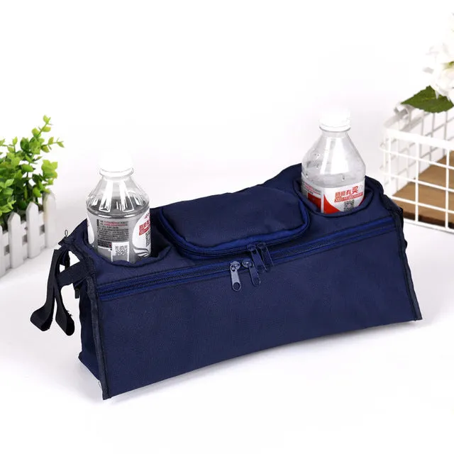 Baby Stroller Organizer Baby Prams Carriage Bottle Cup Holder Bag